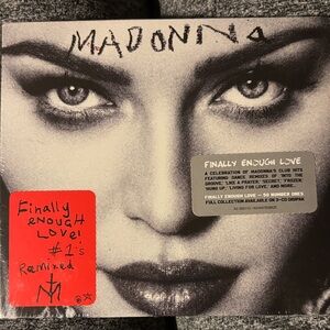 🩶💿NWT Madonna Finally Enough Love Remix CD